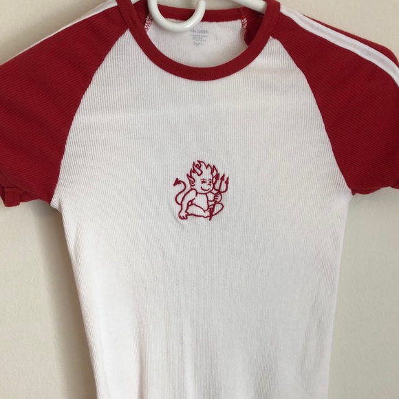 Red and white brandy shirt Clearance